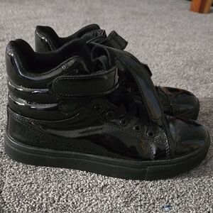 Kids Black High-Top Sneakers